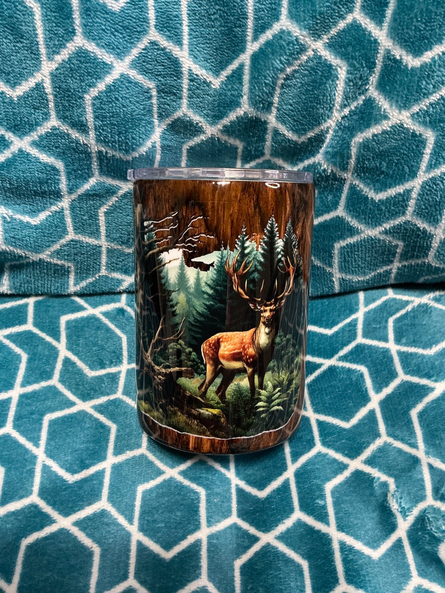 14oz thick tumbler Camo Deer