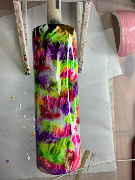 30oz Neon glow Ink drop made by YaYa