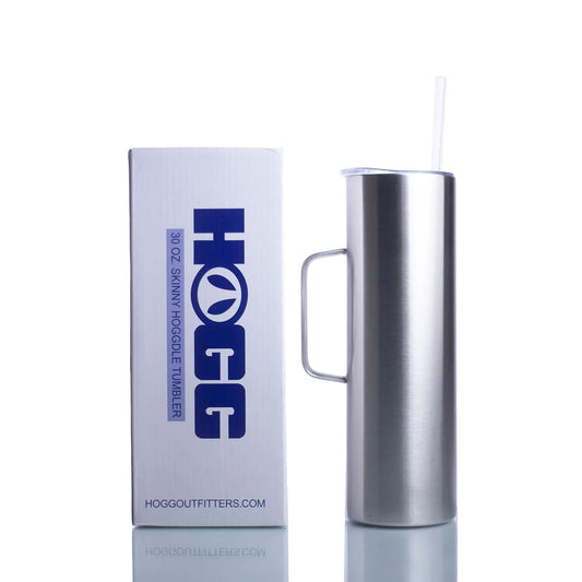 30oz Hoggdle Skinny Handle Tumbler w/ Sliding Lid & Straw