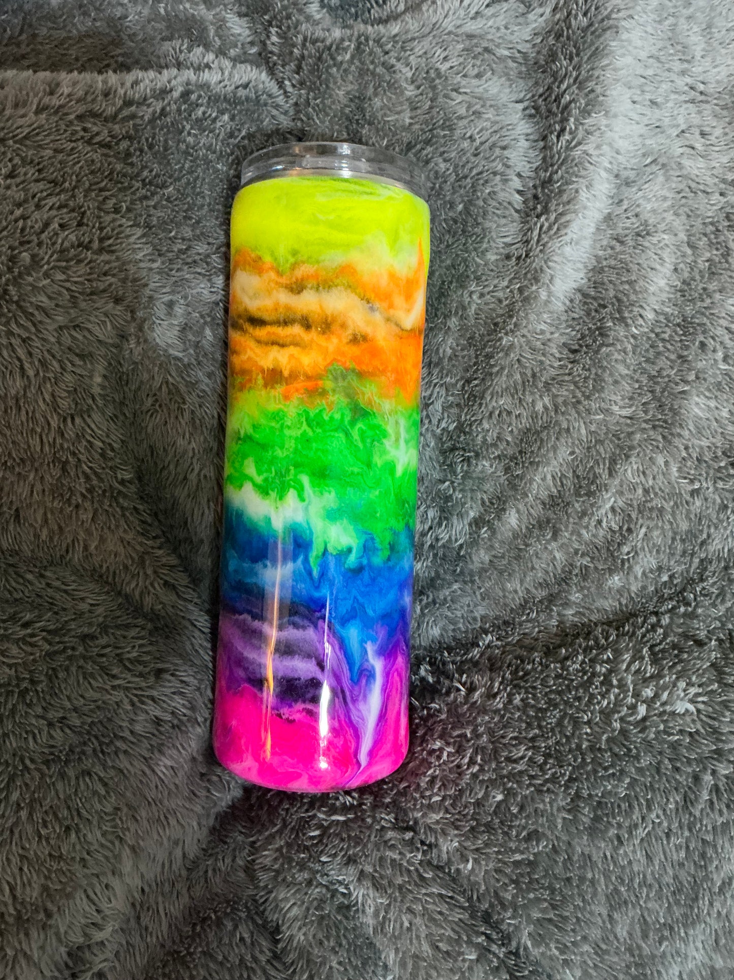 30oz Skinny Neon Melt GLOW SOLD