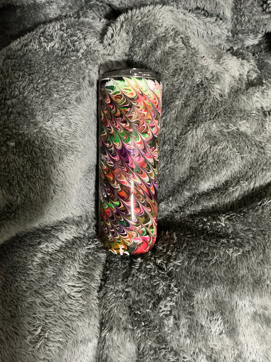 20oz Skinny - Peekadoodle w/ GLOW made by Brooke SOLD