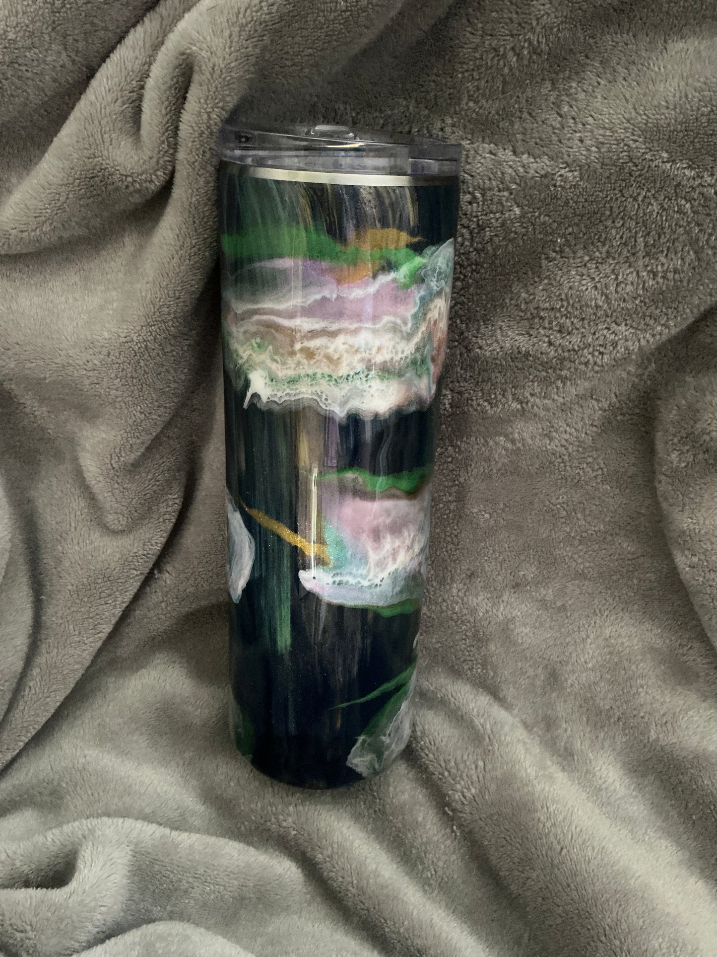 #9)   30oz Northern Lights Cloud Chaser Made by YaYa - LINDA SOLD