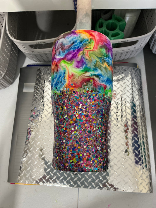 30oz Modern Curve Neon Junk in the Trunk made by YaYa