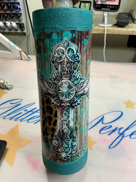 #50)   30oz Skinny Cross -KIM SIMS SOLD