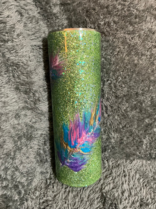 #25)     30oz Skinny Feather FRANNIE SOLD