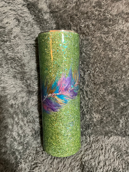 #25)     30oz Skinny Feather FRANNIE SOLD