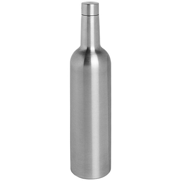 35oz Wine Bottle w/ Metal Straw